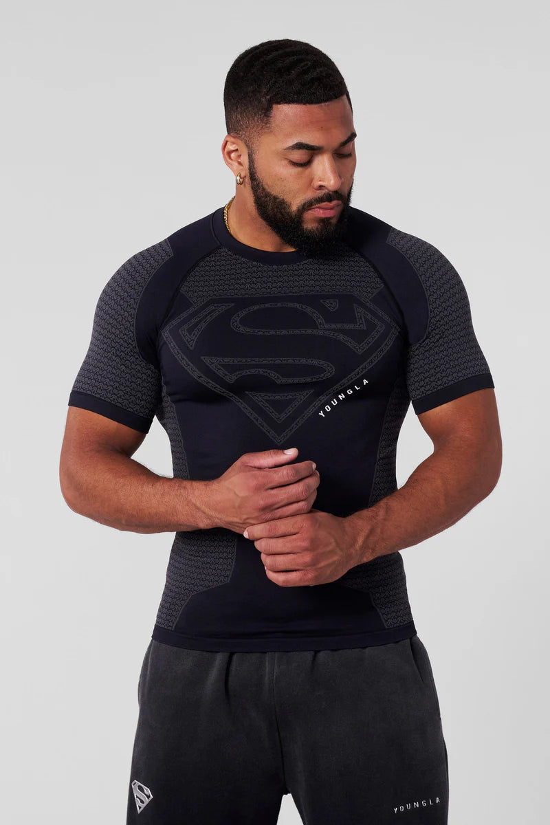 YLA Superman Compression Tees