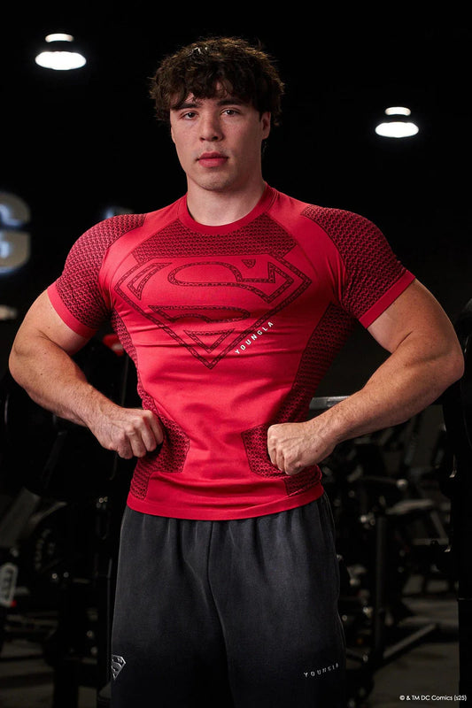 YLA Superman Compression Tees