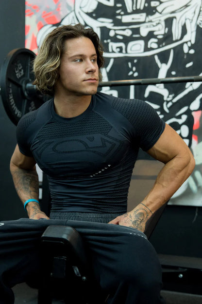 YLA Superman Compression Tees