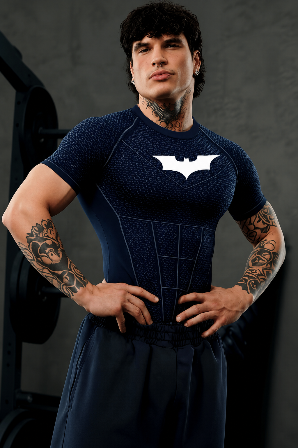 YLA Batman Compression Tees