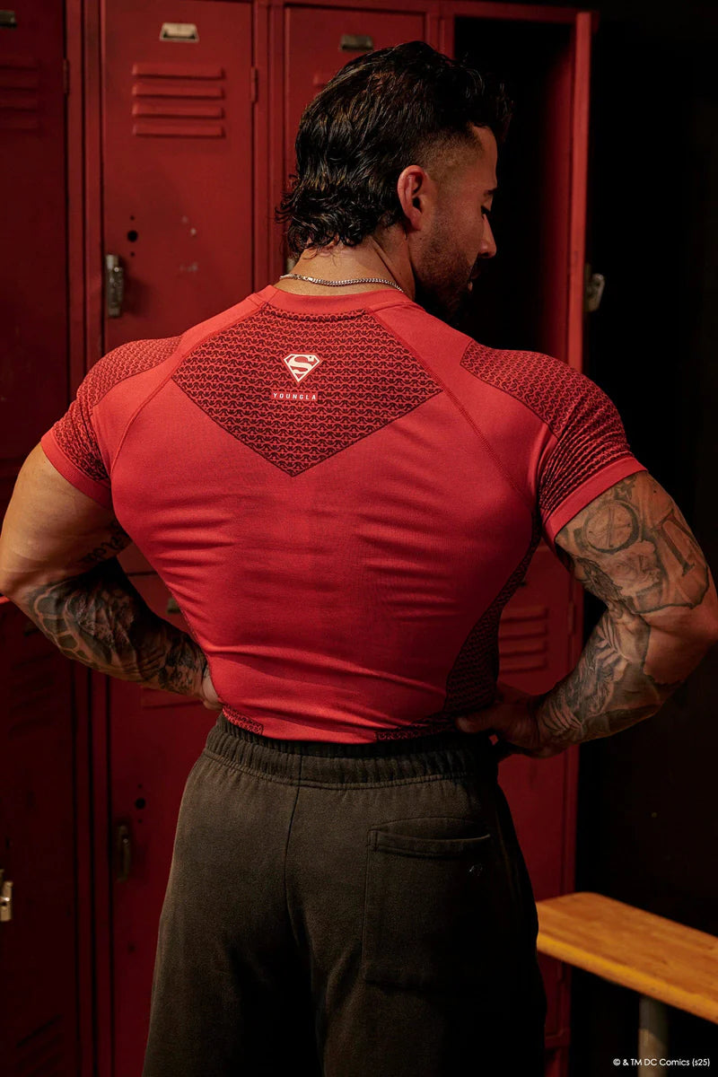 YLA Superman Compression Tees