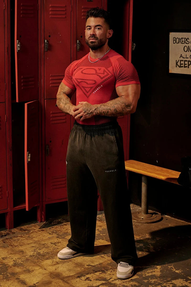 YLA Superman Compression Tees